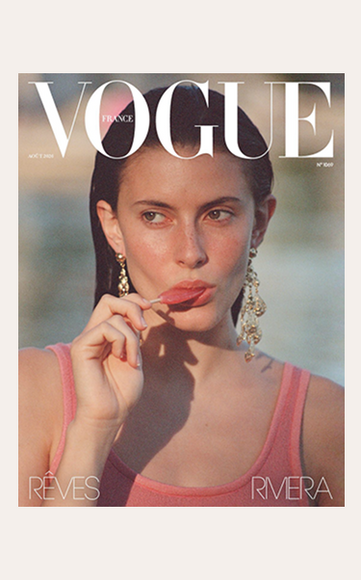 Gas Bijoux auf dem Cover der Vogue: unter der Sonne von Purienne