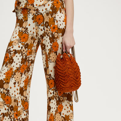 Sac bourse Soul Palmiers - Orange