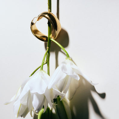 Antigone Gold Bracelet - White Mother-of-Pearl