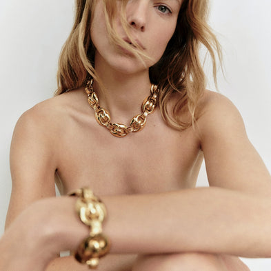 Collar Cophea dorado