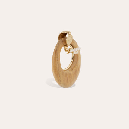 Pendientes Selva - Madera