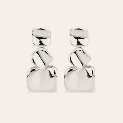 Pendientes Square modelo grande