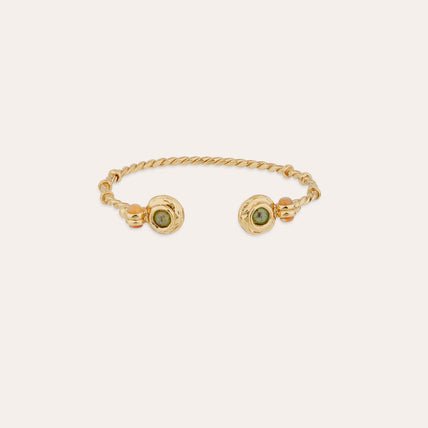 Pulsera rígida Amarante trenzada mini