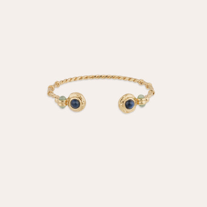 Pulsera rígida Amarante trenzada mini