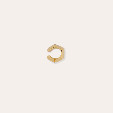 Earcuff Mila con pedrería, modelo grande