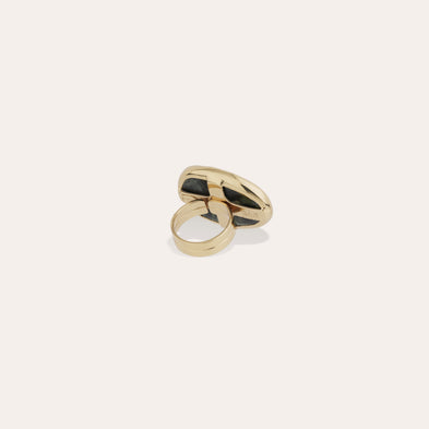 Anillo Aura mini - Jaspe Kambaba
