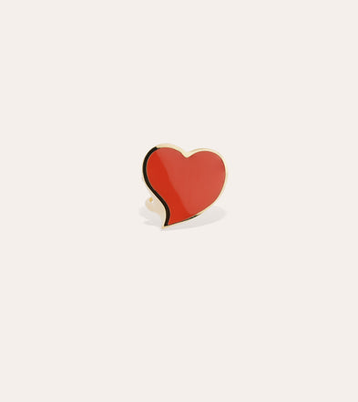 Bague Mirage Coeur émail