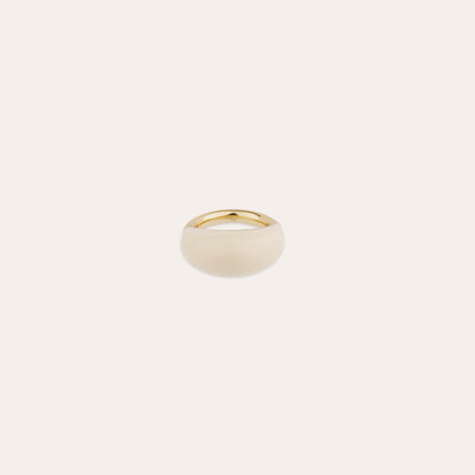 Anillo Selva « Large size » de acetato - Marfil