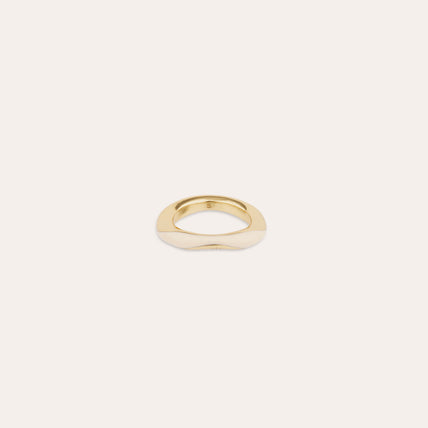 Anillo Selva Vague de acetato - Marfil