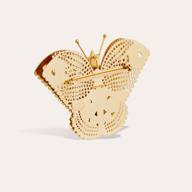 Broche de mariposa