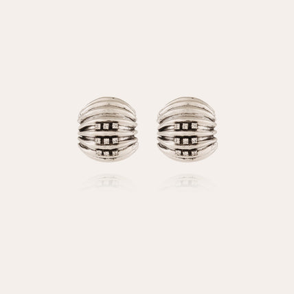 Pendientes Anne con strass plateados