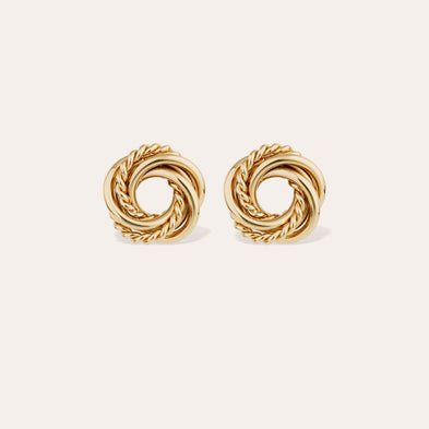 Boucles d'oreilles puce Atika dorées