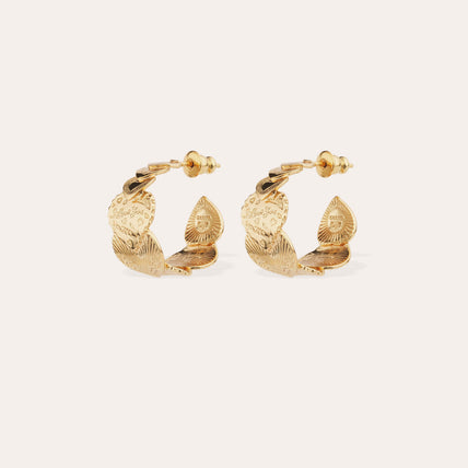 Pendientes de aro «Cuore» de small size , dorados