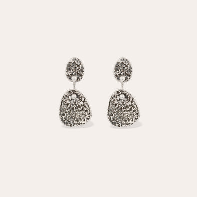 Boucles d'oreilles Eclipse petit modèle argentées