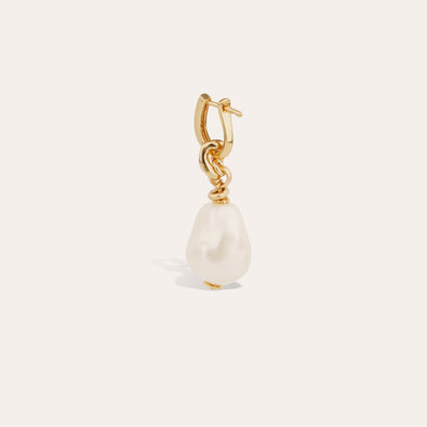 Boucles d'oreilles Hina Biwa petit modèle dorées