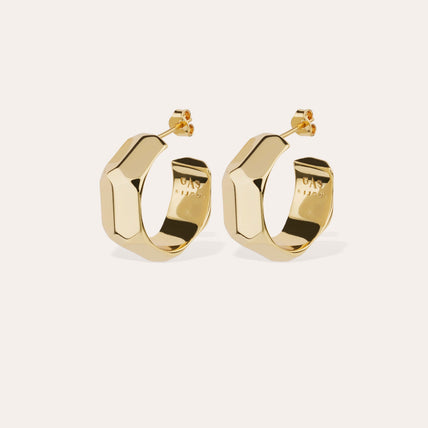 Pendientes de aro Mila dorados
