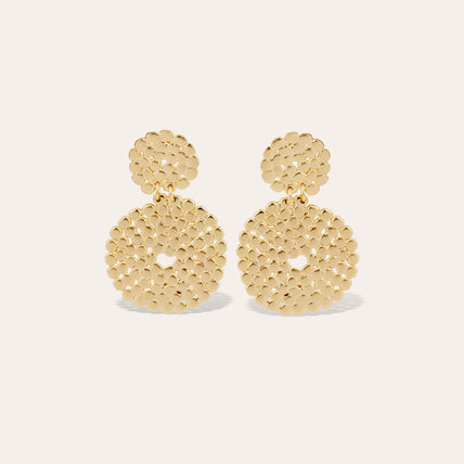 Pendientes Onde Lucky mini dorados