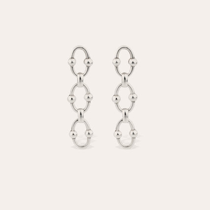 Pendientes Rivage mini plateados
