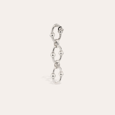 Boucle d'oreilles Rivage mini argentées