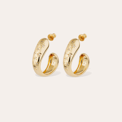 Pendientes Saint Germain Comète con strass