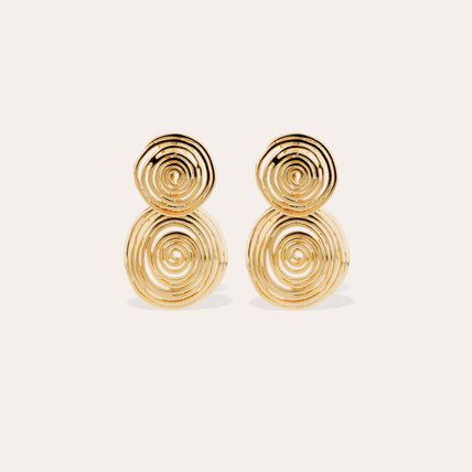 Pendientes Wave « small size » dorados