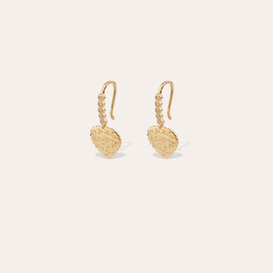 Boucles d'oreilles Yao Baby Love dorées
