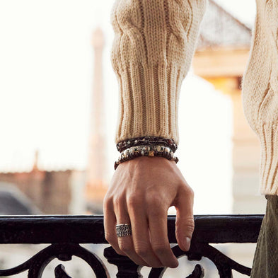 Anillo Rafael plateado