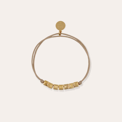 Pulsera «Amour» dorada