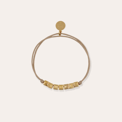 Pulsera «Amour» dorada