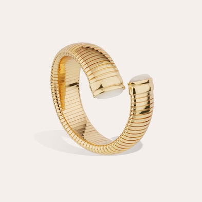 Antigone Gold Bracelet - White Mother-of-Pearl