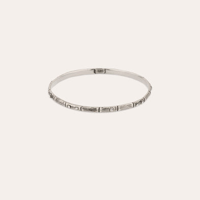 Pulsera Bambini con pedrería plateada