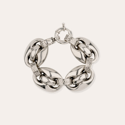 Pulsera Cophea plateada