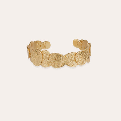 Bracelet jonc Eclipse doré