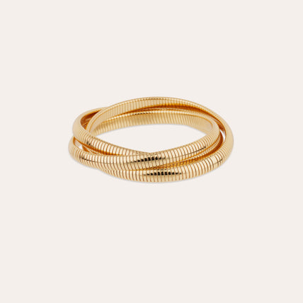 Pulsera Infinity de tres vueltas « small size » dorada