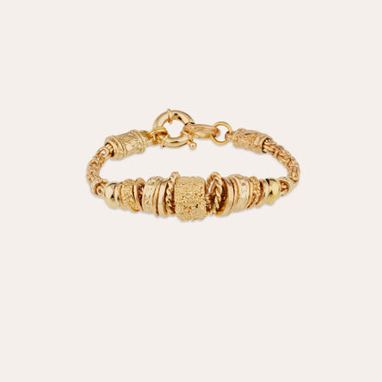 Armband „Marquise“ mit vergoldeter Kette