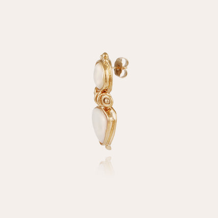 Boucles d'oreilles Colorado - Nacre blanche