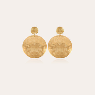 Boucles d'oreilles Diva petit modèle dorées