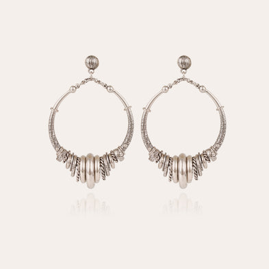 Maranzana Silver Earrings