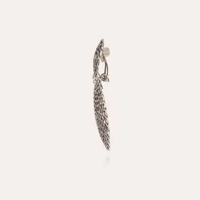 Boucles d'oreilles Onde Gourmette petit modèle
