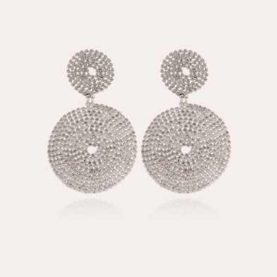 Lucky Wave Silver Earrings