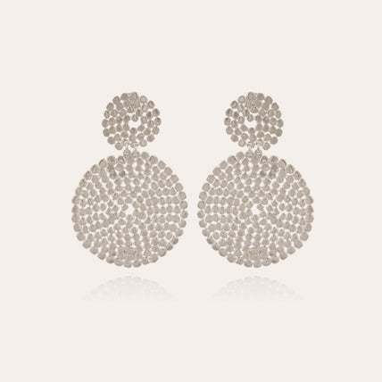 Pendientes Onde Lucky « small size » en plata