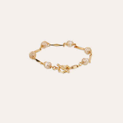 Goldfarbenes Perla-Armband