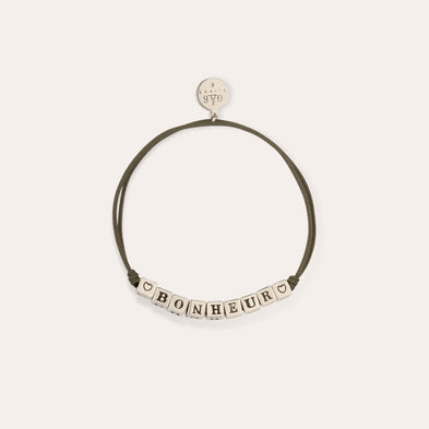 Bracelet Bonheur argenté