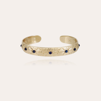 Pulsera rígida Coki dorada