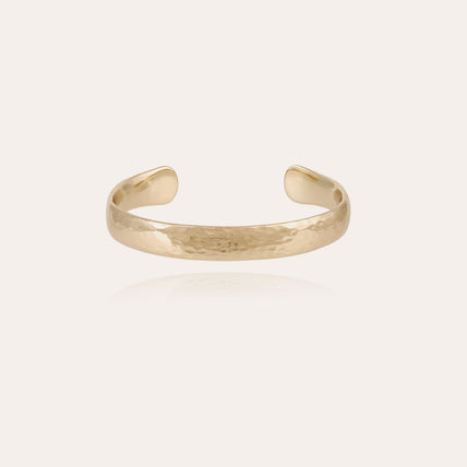 Pulsera tipo brazalete « Large size » dorada