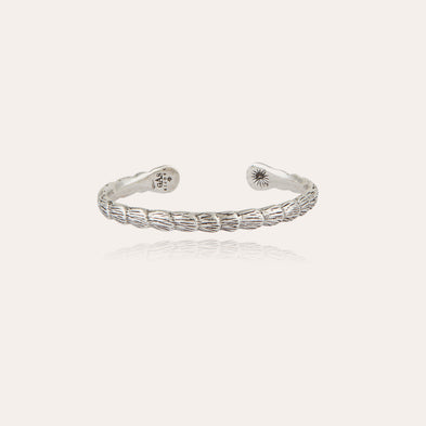 Pulsera rígida Liane plateada