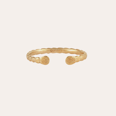 Bracelet jonc Liane doré