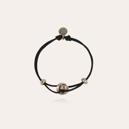 Pulsera tipo eslabón Atik plateada