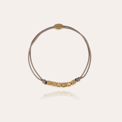 Armband „Papa“, großes Modell, vergoldet