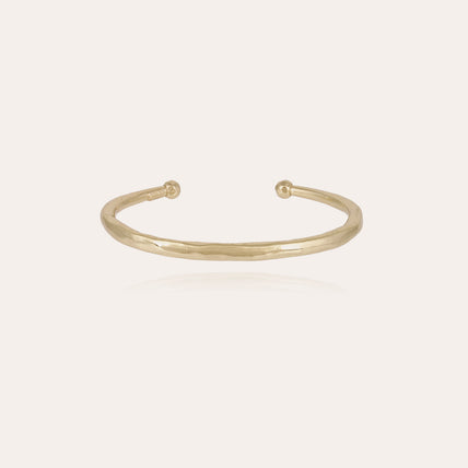Pulsera Lino ancha dorada
